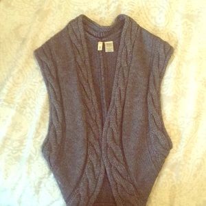 Sweater vest! Cute for over long sleeves shirts!